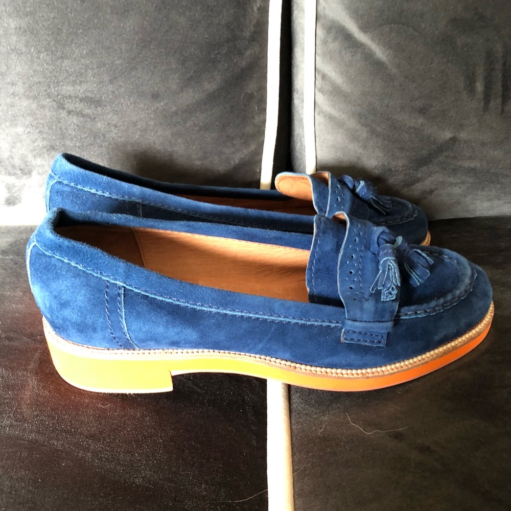 Fun, yet classic, suede loafers